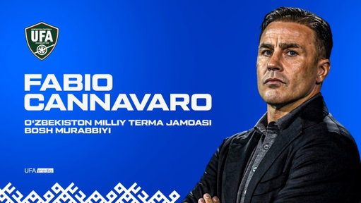🇺🇿 Fabio Cannavaro — Head Coach of the Uzbekistan National Team!

The Uzbekistan Football Association has signed a contract with Fabio Cannavaro — a renowned specialist, three-time FIFA World Cup participant, 2006 World Cup champion, and one of the best defenders of the modern era. The Italian coach will lead our national team in preparation for the FIFA World Cup to be held in the USA, Canada, and Mexico.

Cannavaro will be assisted by the following coaching staff:
— Eugenio Albarella — Assistant Coach (previously worked with the Japan national team, Juventus, Udinese, and Dinamo Zagreb);
— Francesco Troise — Fitness Coach (formerly with Benevento, Udinese, and Dinamo Zagreb);
— Antonio Chimenti — Goalkeeper Coach (worked with Italy youth national teams, Sampdoria, and SPAL).