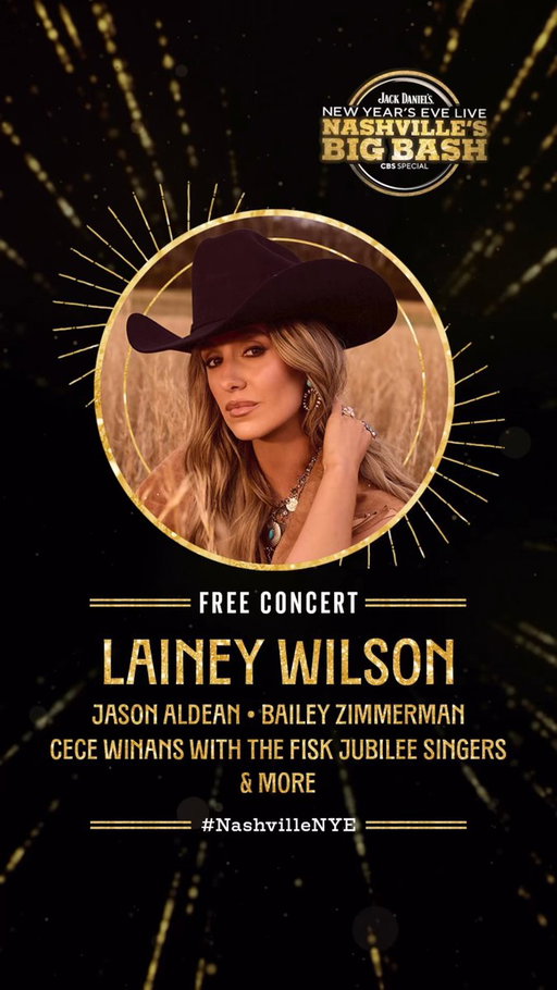 🎶🥂🍾 NEW YEAR'S EVE ANNOUNCEMENT 🍾🥂🎶  We’ve been keeping a little #NashvilleNYE secret, but TODAY is THE day! We’re so excited to announce this year’s lineup for the FREE @JackDaniels_US New Year’s Eve Live: Nashville’s Big Bash event. ✨ Join us in person at Bicentennial Mall State Park with @laineywilson, @Jason_Aldean, @baileyzimmerman, @cecewinans with the @FiskJubilee Singers, and more! ✨
For all the details and to book your trip, head below. 🥂 https://t.co/0GaFtpTiaK