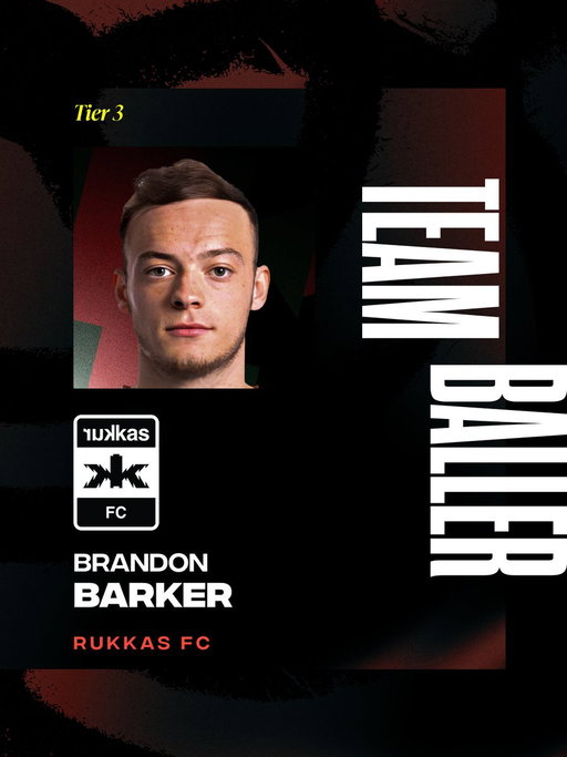 The final pick of the season 2 draft! 🚨

Brandon Barker is joining Rukkas FC with the 48th pick of the draft 🤝 