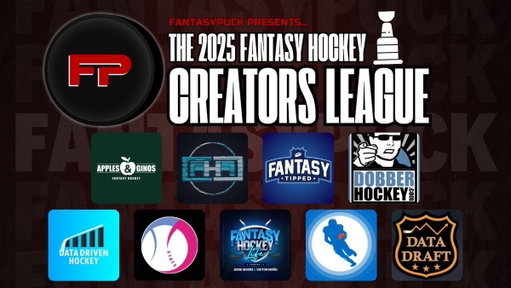 The #fantasyhockey Creators you know and love face-off tonight LIVE at 7pm EST. 

Tune in to watch our 3rd Annual Creators League draft. 

@ApplesGinos @BlakeCreamerAG @FantasyTipped @FHFHockey @data_draft @ChrisWasselDFS @TJStats @VictorNuno12 @Ian_Gooding 
