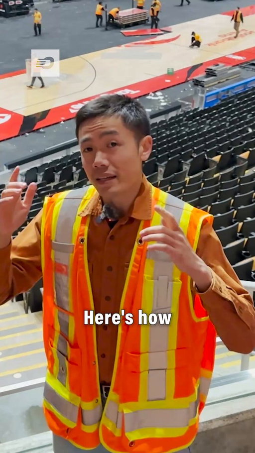 We went to Scotiabank Arena to see how they turn the court into the ice 🏀➡️🏒 

The visuals in this video were shot last season, so a few details might look a little different now‼️ 