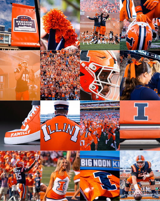 All orange. All in. All Illini. 🧡 It’s an ORANGE OUT vs. Ohio State. 