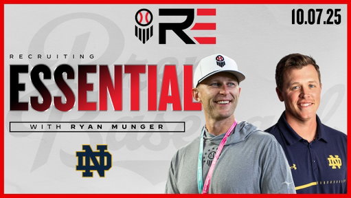 𝐑𝐞𝐜𝐫𝐮𝐢𝐭𝐢𝐧𝐠 𝐄𝐬𝐬𝐞𝐧𝐭𝐢𝐚𝐥𝐬: 𝗥𝘆𝗮𝗻 𝗠𝘂𝗻𝗴𝗲𝗿

Prep Baseball VP of Scouting, @ShooterHunt is joined by @NDBaseball Assistant Coach / Recruiting Coordinator, @rmung3 to discuss all things related to this new age of recruiting 👀

This episode will be 𝙎𝙏𝙍𝙀𝘼𝙈𝙄𝙉𝙂 𝙇𝙄𝙑𝙀 at 8pm CST on our main X page!