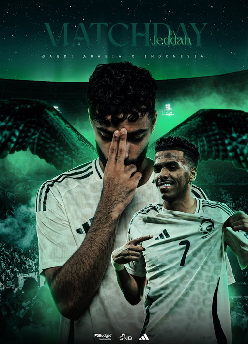 🟢 يوم المباراة 🟢

🇸🇦 السعودية 🆚 إندونيسيا 🇮🇩
🕙 | 8:15 مساءً (بتوقيت السعودية)
🏟 | ملعب الإنماء – مدينة الملك عبدالله الرياضية
🏆 | الملحق الآسيوي المؤهل إلى كأس العالم 2026 