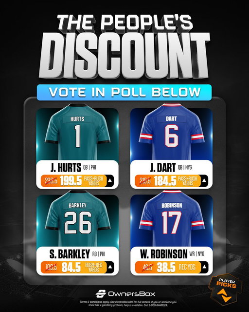 INTRODUCING THE PEOPLE'S DISCOUNT 🚨

Vote in the poll below before 11am ET tomorrow and we'll post the discount for TNF

The choice is yours 🤝 