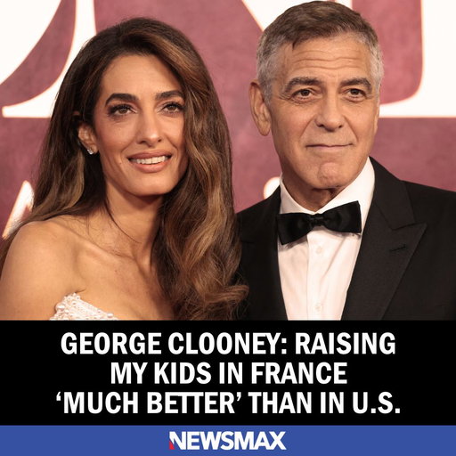 George Clooney said that raising his children in rural France has given them "a much better life" than they would have had in Los Angeles. 