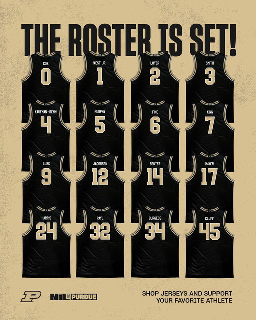 The Boilermakers are ready to roll🚂

15 days from the first tip off. 

🔗 https://t.co/6KR31rQWlO 