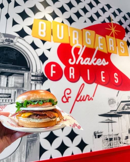 This burger is bacon us smile one bite at a time 😉🥓🧀🍔 