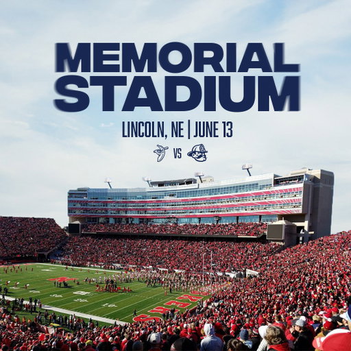 Memorial Stadium - Lincoln, NE. June 13 v. the Firefighters 