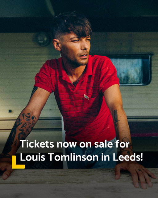 Tickets have just gone live for One Direction star Louis Tomlinson’s tour in Leeds! 🎫🎶

The Doncaster born chart-topper will perform at first direct bank arena on 28th April 2026.

🎟️ You can book tickets here! https://t.co/7QNHSDyXae 

#leeds #LouisTomlinson #gigtickets 