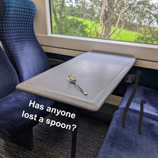 It's on the 13.47 from Harrogate to Leeds, if you need it. 