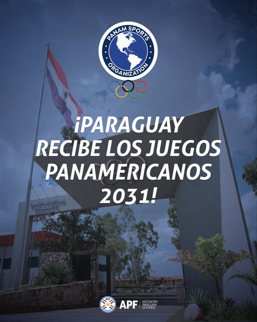 #ASU2031 es 𝙤𝙛𝙞𝙘𝙞𝙖𝙡 🤩🇵🇾

¡ℙ𝕒𝕣𝕒𝕘𝕦𝕒𝕪 albergará la XXI edición de los Juegos Panamericanos en 2031!

Felicitaciones al @coparaguay y a su presidente @CamiloPerezLM, @sndpy y a la @PresidenciaPy por este hito para el deporte paraguayo.

¡Listos para la máxima fiesta deportiva del continente! 🥇
