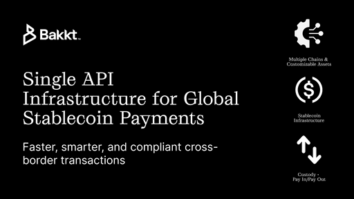 Stablecoins are redefining global payments.  

Enterprises need faster, smarter, and compliant ways to move money worldwide.  

Bakkt provides the regulated infrastructure that powers it all: 
↳ Multi-chain APIs 
↳ Custody + Pay In/Pay Out 
↳ Stablecoin settlement 