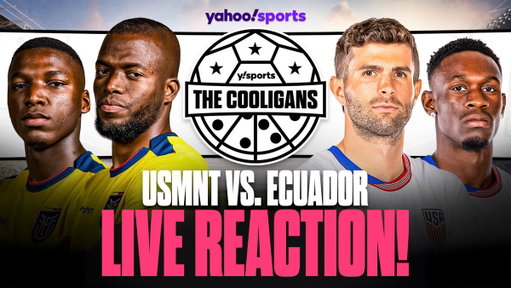 We'll be live immediately after the final whistle of USA vs Ecuador for some fun match reactions! Join us in the chat on our YouTube channel or across any of the @yahoosports platforms! ⌨️ #USMNT 