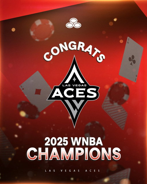 Congrats to the @LVAces on their third WNBA title 🏆 