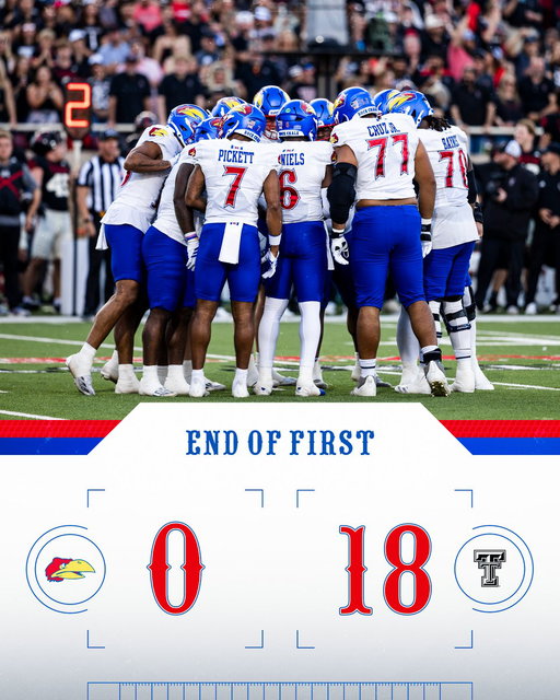 End of the first. 