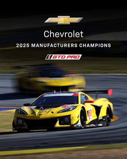 🏆 Manufacturers Champion
🏆 Drivers Champions @AntonioGarcia_3 @AlexanderSims 
🏆 Teams Champion No. 3 Corvette

One season. Three titles. The triple crown belongs to the bowtie.

Corvette Racing by @PrattMillerMS  and @chevrolet  continue to write history. 