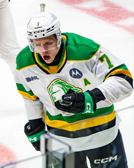 Memorial Cup Champion
2x OHL Champion
Memorial Cup MVP
OHL playoffs MVP
Most playoff points in team history
2x OHL playoffs scoring leader
2nd all-time in OHL playoff points
OHL regular season MVP
Longest point streak in team history

Next stop, @MapleLeafs. 