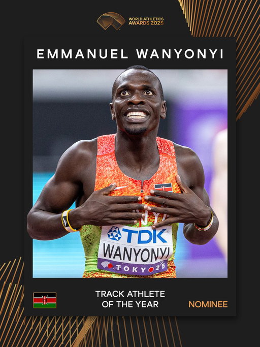 Male Track Athlete of the Year nominee ✨

Repost to vote for Emmanuel Wanyonyi 🇰🇪 in the #AthleticsAwards. 

Voting closes on Sunday 19 October at 11:59 PM CEST. 