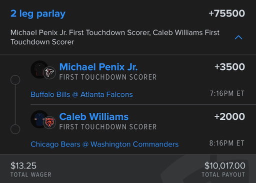 Fanduel NFL MNF 1st TDs 🏈

Tap 🔗 to tail ⬇️
https://t.co/EEld1QEwvq 