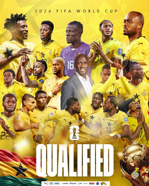 🌟 History made! Congratulations to our #BlackStars – Ghana is going to the World Cup! 💛🇬🇭

#5 🏆 

🔗 https://t.co/bjtVlt4yeM 
