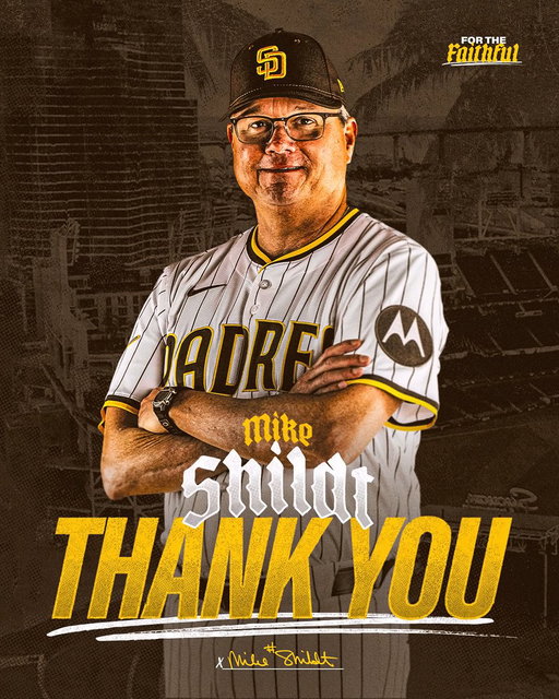 Thank you for your many contributions to the Padres organization and the San Diego community, Mike.

We wish you the very best in your retirement 💛 