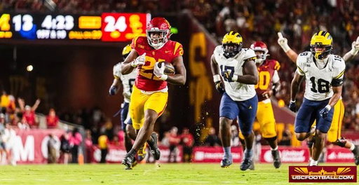 USC reportedly got fined for playing running back Bryan Jackson in the second half of its win over Michigan.

@ChrisNTrevino has more:

https://t.co/EHWO5JVbBZ 