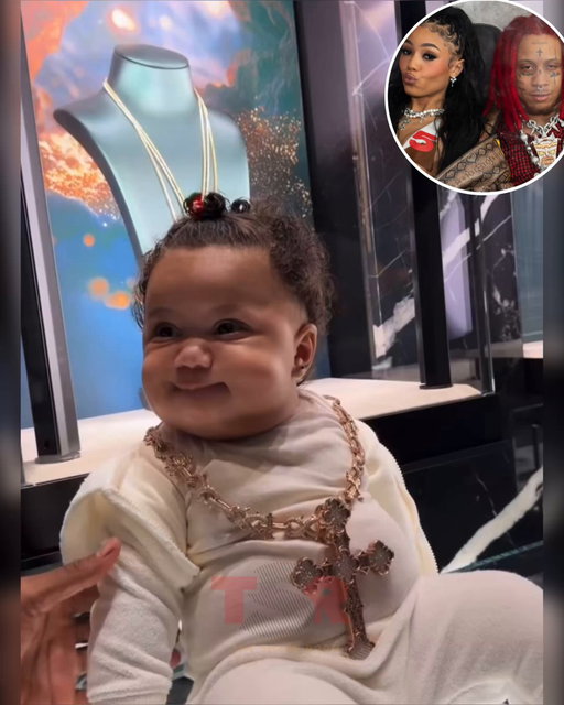 🥹 Coi Leray and Trippie Redd’s daughter Miyoco is too cute! 😍(📸: @GettyImages) ✍🏾: #TSRStaffLG 