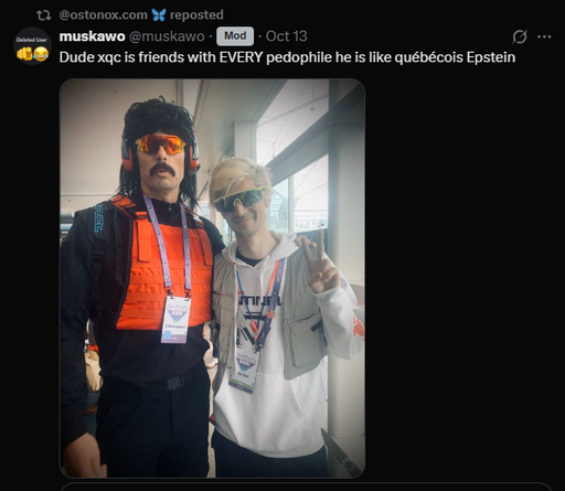 Hasan's editor reposts deranged post of me because his goat (DOG ZAPPER⚡️🐕‍🦺) can't defend himself against ANY allegations made against him. Being fed a lie and disproving it is apparently deserving of that treatment. Yikes 