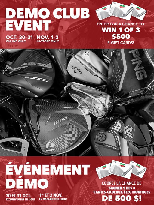 Canada’s largest Demo Event is back and better than ever‼️🙌 This year we're kicking things off online from Oct. 30-31, then taking it in-store on Nov. 1-2. To celebrate, we're giving you the chance to win one of three $500 gift cards!

REPOST & FOLLOW US for a chance to win! Contest ends October 26, 2025, 11:59pm.
Rules: https://t.co/amWRqKSt8Y

〰️ 

Le plus grand événement Démo au Canada est de retour et meilleur que jamais‼️🙌 Cette année, l’événement débute en ligne du 30 au 31 octobre, puis se poursuit en magasin du 1er au 2 novembre. Afin de célébrer, nous vous offrons la chance de gagner l'une des trois cartes-cadeaux de 500 $!

PARTAGEZ LA PUBLICATION ET SUIVEZ-VOUS pour avoir une chance de gagner! Le concours se termine le 26 octobre 2025, à 23h59.
Règlements: https://t.co/amWRqKSt8Y