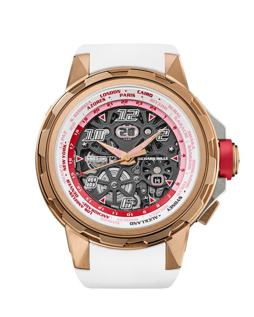 The RM 63-02 is a travel companion embodying the technical excellence and stylistic innovation unique to Richard Mille. 