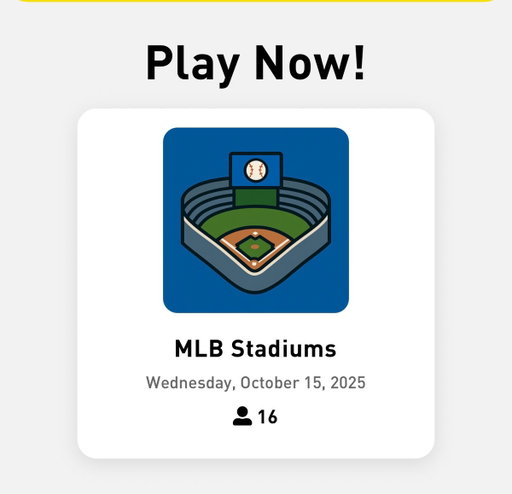 Today’s Trivia: Guessing MLB Stadiums ⚾️ 