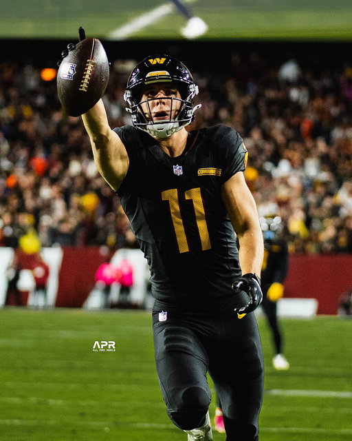Luke McCaffrey scored his 3rd touchdown in 4 games 