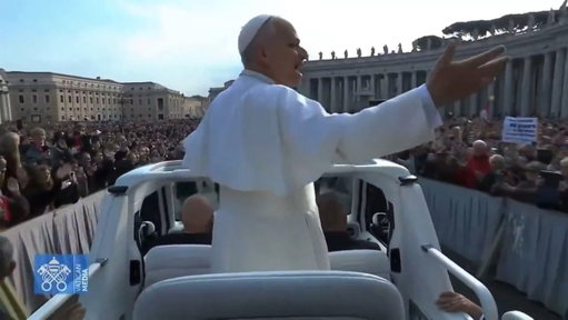 That's our Pope 🗣️

(🎥: Vatican Media)
 