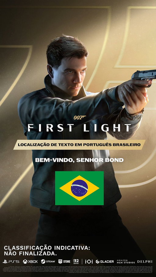 Brazilian players, we heard you! In addition to the currently list of supported languages, we are excited to let you know that 007 First Light will release with Brazilian Portuguese language text on March 27th, 2026.

Pre-order now and get a free Deluxe Edition Upgrade.

https://t.co/MbGskgmkLk

#007FirstLight #EarnTheNumber #BGS25