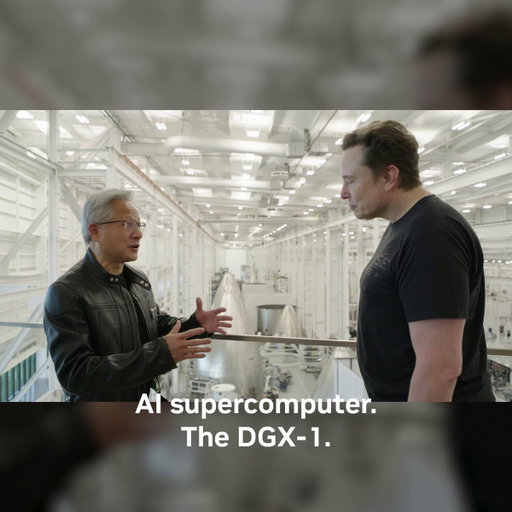 From rockets to AI.

Nine years after the original NVIDIA DGX-1 handoff, Jensen Huang delivered a brand-new DGX Spark to @ElonMusk at Starbase. 🚀✨ 

The DGX Spark is a petaflop powerhouse built for creators, researchers, and developers — a desktop-sized supercomputer with five times the performance of the first DGX-1.  

Filmed at @SpaceX’s rocket factory in Texas, this moment captures a conversation between the two visionariesI.

➡️  https://t.co/PILeU9N1y8
📹 https://t.co/bAZoMA7wZr 

#SparkSomethingBig