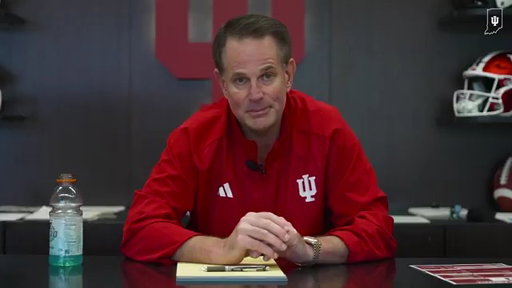 A Hoosier through &amp; through. 

Our coach, @CCignettiIU. 🎥 