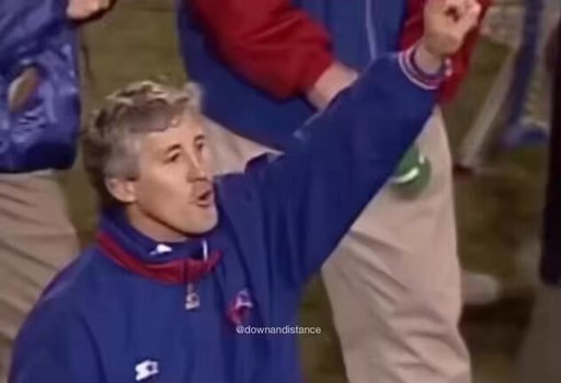 When Buffalo’s defense walked off the field so Pete Carroll had the team go for 2. 