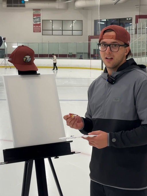 Up-and-coming local Minnesota artist reveals his masterpiece 🎨 #getyourwaggleon 
