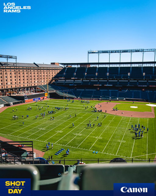 Beautiful day at the ballpark. 