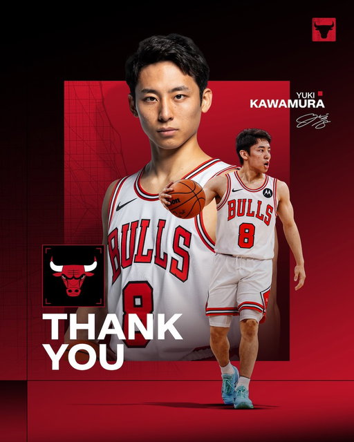 Transaction: We have waived Yuki Kawamura.

Thank you and best of luck, Yuki. 