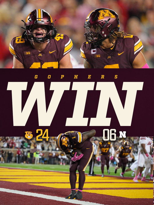 SIX. IN. A. ROWWWWWW!!

#RTB #SkiUMah #Gophers 