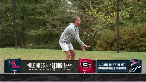"If you actually think about the "Bush Push" it's a really dumb thing to do.

Lane Kiffin on the famous "Bush Push" call 😂 