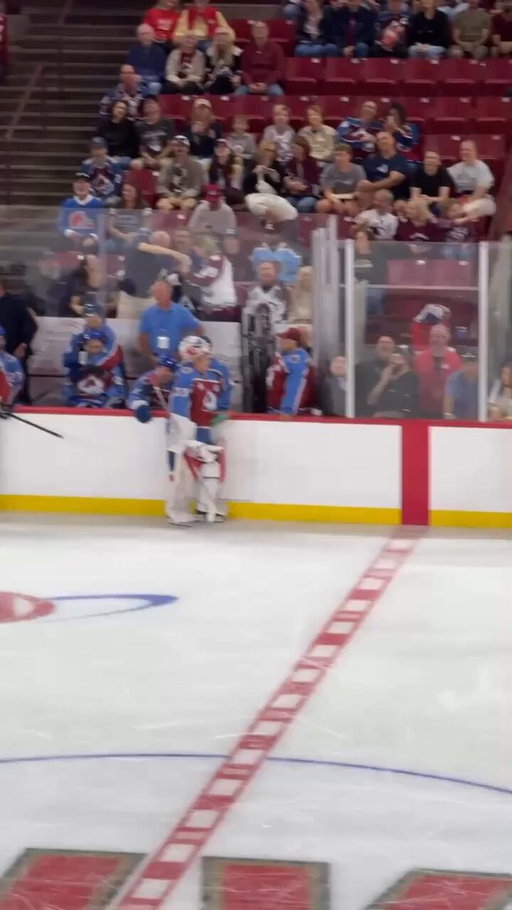 The Kiss Cam caught a few Avs players getting cozy on the bench 😂

(via u/Accomplished-One7476) 