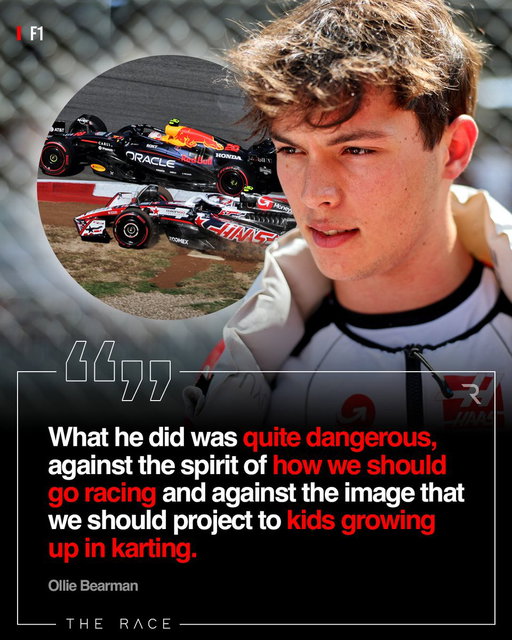 Ollie Bearman vents his frustration over the on-track incident with Yuki Tsunoda: 