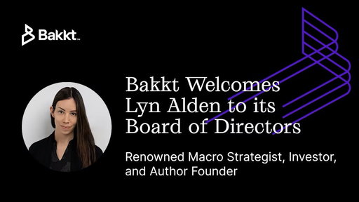 We’re proud to welcome @LynAldenContact to Bakkt’s Board of Directors.

A renowned macro strategist, investor, and author, Lyn brings unmatched insight into the intersection of money and technology. Strengthening Bakkt’s governance and strategic vision for growth.

🔗 Find out more: https://tinyurl.com/BKKT-LynAldenBoard