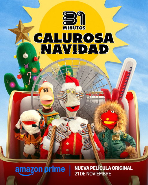 Los adornos se derriten, los renos hacen huelga y Tulio anuncia lo inevitable: la nueva película de los títeres más irreverentes tiene fecha de estreno. 

31 Minutos: Calurosa Navidad llega el 21 de noviembre a #PrimeVideo.
#AmazonPrimeMX 