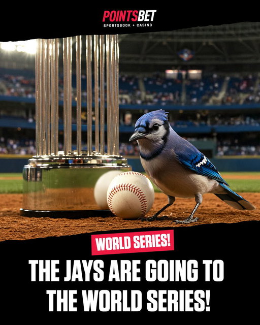 💙🇨🇦 THE BLUE JAYS ARE GOING TO THE WORLD SERIES FOR THE FIRST TIME IN 32 YEARS!!!!! 💙 WE WANT IT ALL 💙

#PointsBet #PointsBetCanada #BlueJays #WantItAll #WorldSeries 