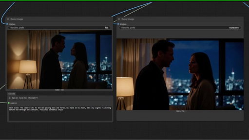 🚀 Update Next Scene V2 only 10 days after last version, now live on Hugging Face
👉 https://t.co/NbjAWj5wO3

🎬 A LoRA made for Qwen Image Edit 2509 that lets you create seamless cinematic “next shots” — keeping the same characters, lighting, and mood.

I trained this new version on thousands of paired cinematic shots to make scene transitions smoother, more emotional, and real.

🧠 What’s new:
• Much stronger consistency across shots
• Better lighting and character preservation
• Smoother transitions and framing logic
• No more black bar artifacts

Built for storytellers using @ComfyUI  or any diffusers pipeline.
Just use “Next Scene:” and describe what happens next , the model keeps everything coherent.

🧩 Try it directly in ComfyUI, or check the thread to launch it on @fal .

Open-source, no restrictions, made for filmmakers, animators, and dreamers.

@ComfyUI #AIcinema #LoRA #Flux #Qwen #ComfyUI #AIart #GenerativeVideo

you can test on comfyui or to try on https://t.co/SpUceQW1mb, you can go here :
https://t.co/K3amauYhT2

and use my lora link :
https://t.co/Vp8bBEr5Ol

start your prompt with "Next Scene:" and lets go !!