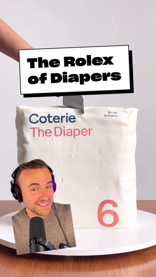 Coterie has been acquired for up to $1B by Mammoth Brands… bc every category has an opportunity for a status symbol, even diapers. 